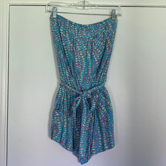 Lilly Pulitzer strapless romper - Picture 1 of 5